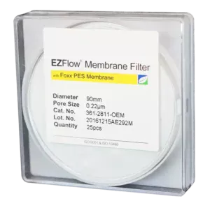 EZFlow® PES Membrane Filters, 0.22 µm, 90 mm Diameter Filter Discs, Non-Sterile, 25/PK