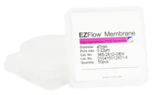 EZFlow® PTFE Hydrophobic Membrane Filters, 0.22 µm, 47 mm Diameter Filter Discs, 50/PK