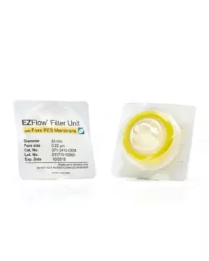 EZFlow® Sterile Polyethersulfone (PES) Syringe Filters, 0.22 µm Sterilizing Membrane, 33 mm, 100/PK