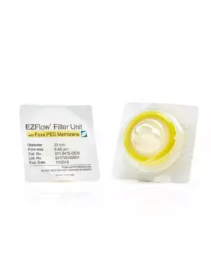 EZFlow® Sterile Polyethersulfone (PES) Syringe Filters, 0.45 µm Membrane for Clarification or Prefiltration, 33 mm, 100/PK