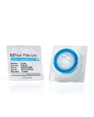 EZFlow® Sterile Hydrophilic PVDF Syringe Filters, 0.22 µm Sterilizing Membrane, 33 mm, 100/PK