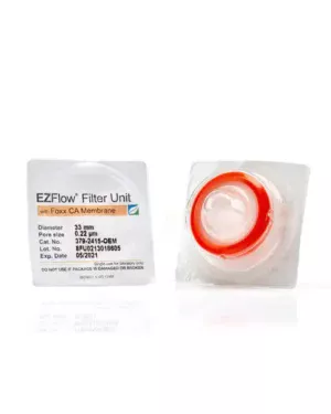 EZFlow® Sterile Cellulose Acetate (CA) Syringe Filters, 0.22 µm Sterilizing Membrane, 33 mm, 100/PK