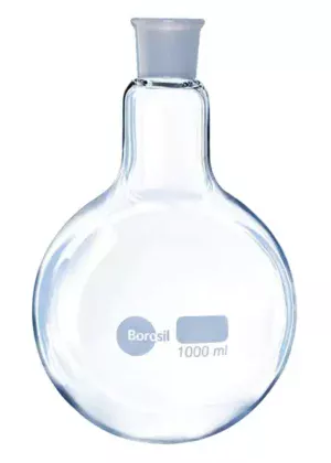Borosil® Round Bottom Boiling Flask with Beaded Rim, 1 L (1,000 mL), 2/CS