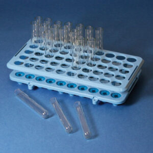Gripper rack, 50-place, blue