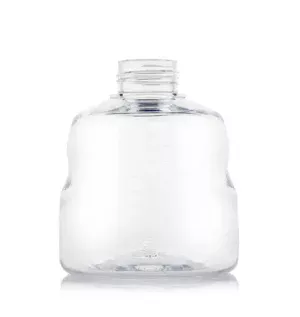 EZBiopure Titanium Round Bottle, PETG, 1L, GL45 Neck with No Cap, Non-Sterile, 24/CS