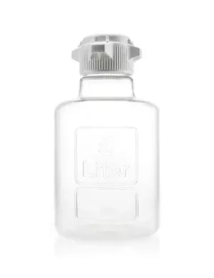 EZBio Titanium Round Carboy, PC, 5 Liter, No Spigot, VersaCap 83B, Sterile, 1/CS