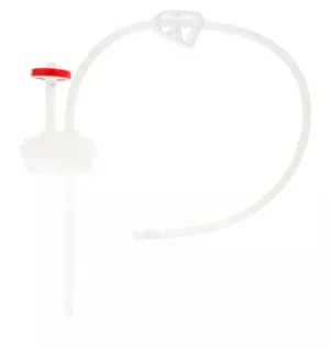EZBio®pure Titanium Round SU 500mL Cap Assembly w/ EZBio® Tubing, Plug and GL45 VersaCap®, 20/CS