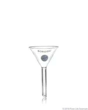 Borosil® Funnels with 60° Angle Bowls and 50 mm Stems, Medium (M), 20/CS
