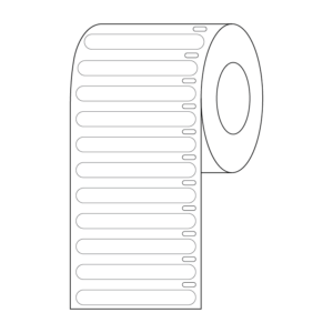 Label Roll, Cryo, Direct Thermal, 51x6mm