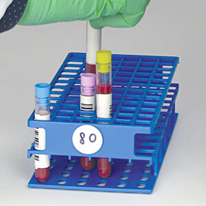 RFID Tube Rack, 13mm, Full Size, Blue