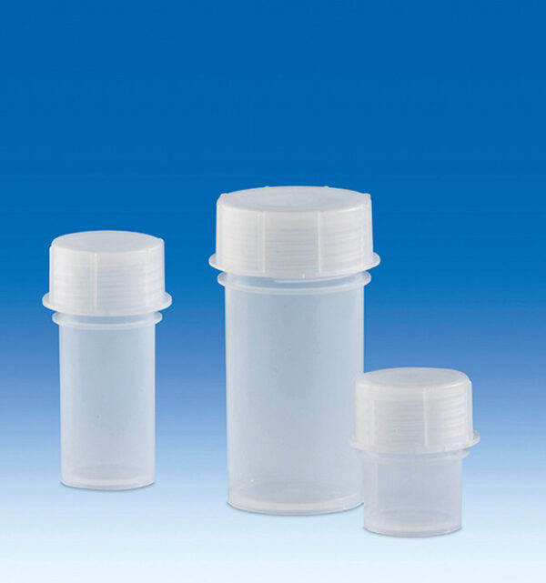 Sample Container, PP, screw cap, 90mL, pack of 10