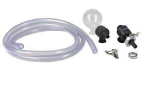 Set AK + elbow for outlet of VACUU∙PURE 10C w/condensate separator KF DN 25 and exhaust hose (3m)
