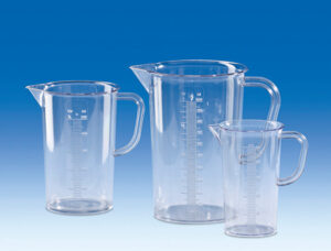 Graduated Pitcher, SAN, molded graduations, 250mL, pack 12