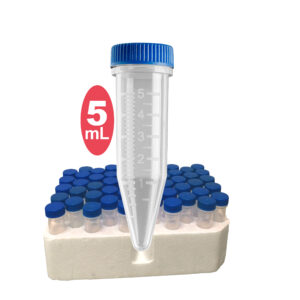 5mL MacroTube®, non-sterile, 4 bags of 50 tubes, yellow tinted, 200/pk