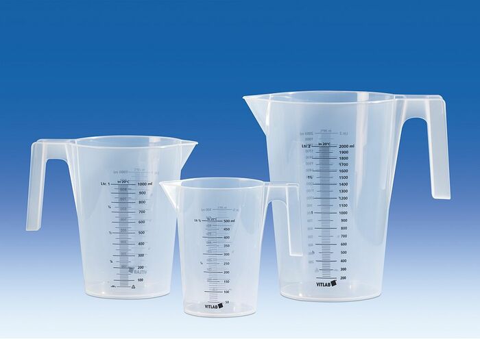 Graduated Pitcher, PP, Nesting, 3000mL, pack of 12