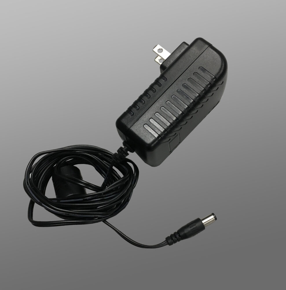 26' Cassette of 24mm lab tape, clear w/ black print