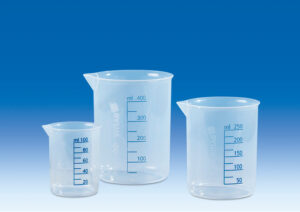Griffin Beaker, PP, molded/printed, 25mL, pack of 12