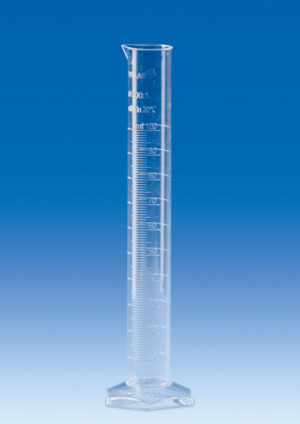 Graduated Cylinder,PMP,molded grads,Class A cert, 50mL, pk 2