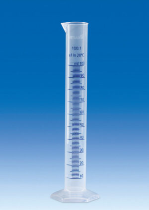 Graduated Cylinder,PP,molded/printed,Class B,1000mL,pack 6