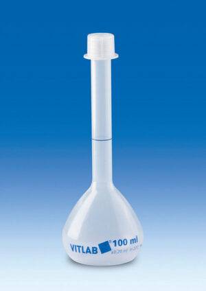 Volumetric Flask, PP, Screw Cap, PP, Class B, 1000mL, pk 1