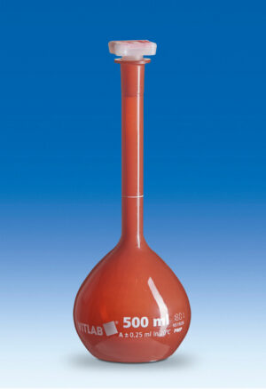 Lightshield Volumetric Flask, 1000mL, 24/29 stopper, each