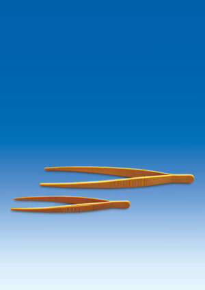 Forceps, POM, rounded ends, 115mm, pack of 5