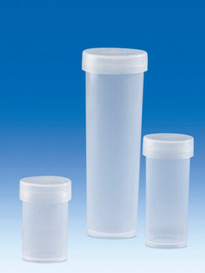 Sample Vial, PP, snap cap, 160mL, pack of 10