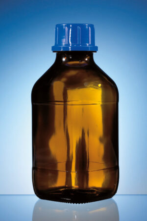Threaded bottle, amber, 2500mL, GL45