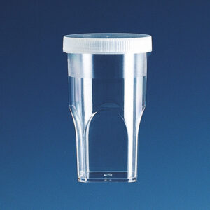 Sample Cups for Coulter Counter w/Lids, 20mL, case of 1000