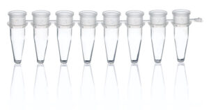 PCR 12-tube strips, clear, pack of 125