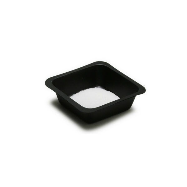 Weigh Boat, black, 100mL, 80 x 80 x 24mm, square, 500/pk