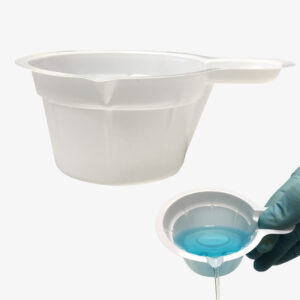 Weigh Bucket™ 40mL weigh boat with handle and spout, 33 x 53mm, 500/pk