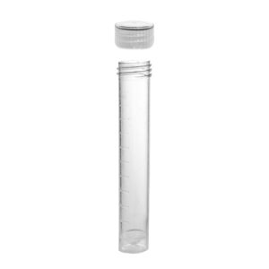 Transport Tube, sterile, 16 x 80mm, 10ml, with O-ring screw-cap, printed graduations, self-standing, 100 tubes per bag, 1000/cs