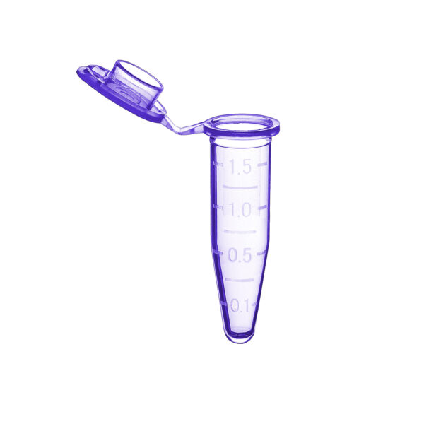 Microtube w/ cap, 1.5mL, opaque black, sterile, w/ self-standing bag & Stop-Pops™, 500/pk