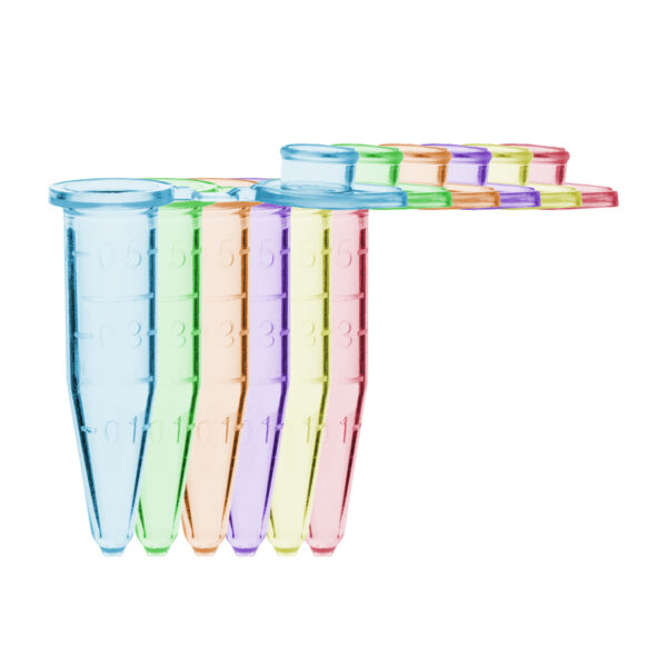 Receiver Tube, 2.0mL, round bottom, without cap, natural color, 500/pk