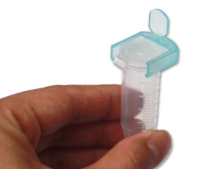 Cardboard freezer box with hinged lid, 3 inch, with insert for 36 screw-cap 5mL MacroTubes, 5.25 x 5.25 x 3 inches, 5/pk