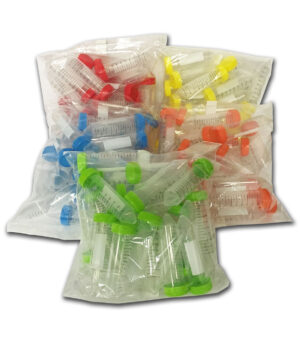 Centrifuge Tube, 30mL, PP, sterile, free standing, flat screw cap, 20 bags of 25 tubes, 500/cs