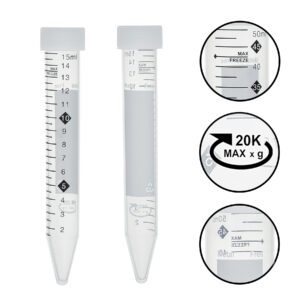 SpectraTubes™ Rainbow Capped Centrifuge Tubes, 50mL, sterile, 5 colors per rack (B,G,R,Y,O), 20 racks of 25 tubes, 500/cs