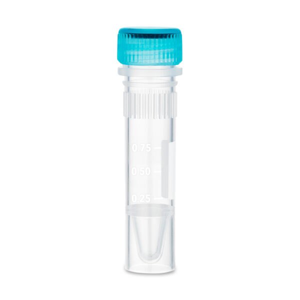 Screw cap for 2.0mL microtube, orange color, non-sterile, w/ installed O-ring, 1000/bag