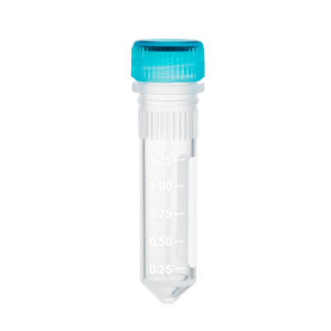 Screw cap for 2.0mL microtube, red color, non-sterile, w/ installed O-ring, 1000/bag