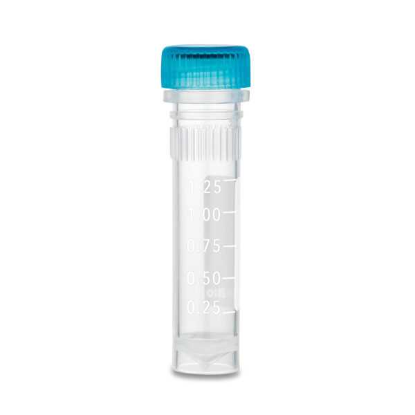 Screw cap for 2.0mL microtube, yellow color, non-sterile, w/ installed O-ring, 1000/bag