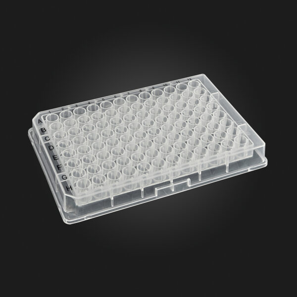OptiWell™ Deep Well Plate, 24 Square Well, 10mL, 41.9mm height, V-bottom, for Kingfisher and Accuris IsoPURE, Black Alphanumeric Printing, PP, Sterile, 10 bags of 5 pieces, 50 / CS