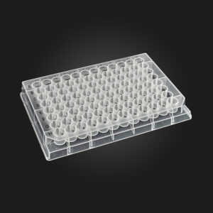 OptiWell™ Deep Well Plate, 48 Round Well, 3.5mL, 51.5mm Height, U-bottom, Black Alphanumeric Printing, PP,  Sterile, 10 bags of 5 pieces, 50 / Cs