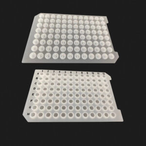 OptiWell™ Deep Well Plate, 96 Square Well, 2.2mL, 41.6mm height, U-Bottom, Standard, Black Alphanumeric Printing, PP,  Sterile, 10 bags of 5 pieces, 50 / CS