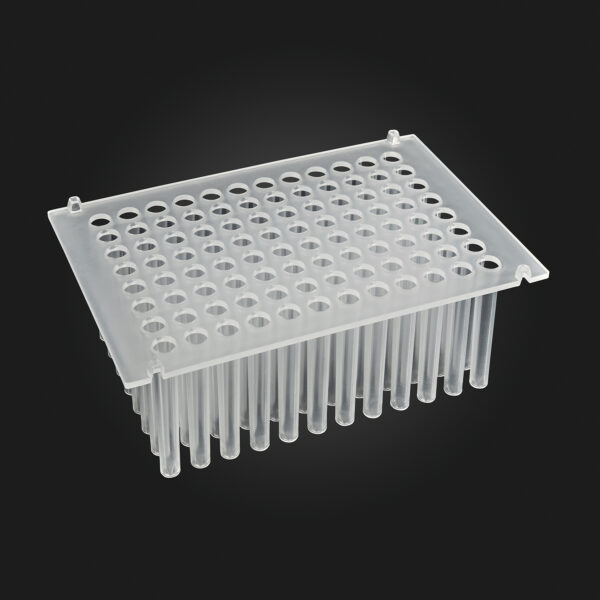 OptiWell™ Sealing Mat, 96 Square Well, Black Alphanumeric Printing, Silicone, Sterile,  "+" Opening, Ø8.4mm, Printed,  50 / PK