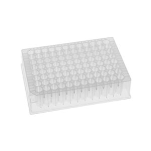 Plate, 96 Round Well U-Bottom 31.50mm Height, 1.2mL, 	Non-Sterile, 5 Plates/Pack, 10 Packs/Case