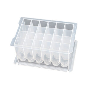 Plate, 96 Round Well U-Bottom 31.50mm Height, 1.2mL, 	With Lid, Sterile, Individually Wrapped, 1 Plate/Pack, 20 Packs/Case