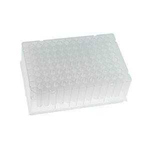 Plate, 96 Round Well V-Bottom 40.60mm Height, 1.3mL, 	Non-Sterile, 5 Plates/Pack, 10 Packs/Case