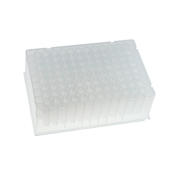 Plate, 96 Round Well V-Bottom 40.60mm Height, 1.3mL, 	Sterile, 5 Plates/Pack, 10 Packs/Case