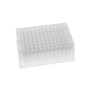 Plate, 96 Square Well U-Bottom, 41.90mm Height, 2.2mL, 5 Plates/Pack, 10 Packs/Case